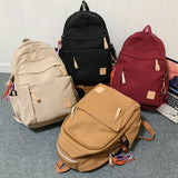 Kylethomasw New Multi-pocket Nylon Backpack Schoolbag For teenage Girls Boys Casual Woman Man Laptop Travel Rucksack High Quality