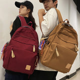 Kylethomasw New Multi-pocket Nylon Backpack Schoolbag For teenage Girls Boys Casual Woman Man Laptop Travel Rucksack High Quality
