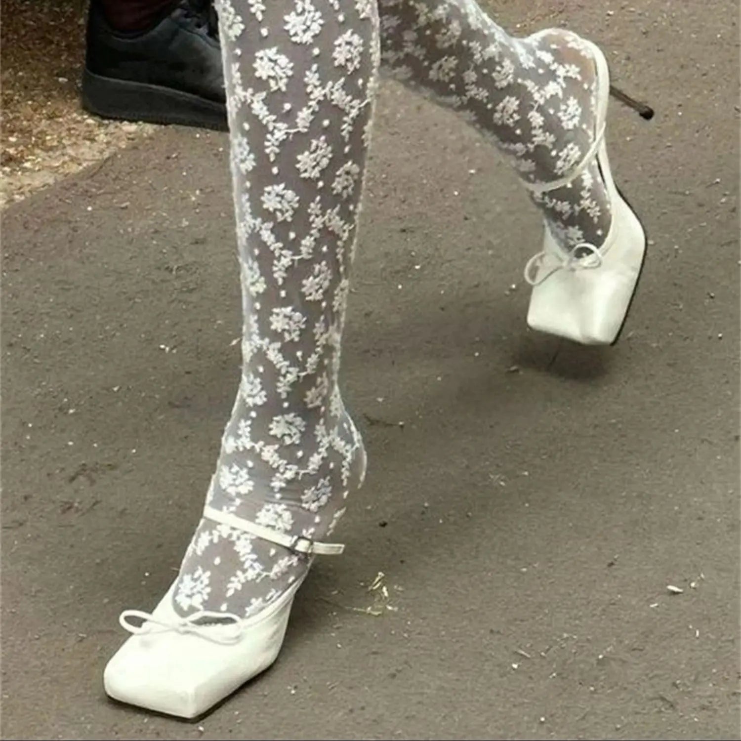 Kylethomasw Ballerinas Women's Shoes High Heels Mules Square Toe Slingback 39 Wedding White Summer Luxury Brand Shoes 2024 Women's Sandals