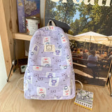 Kylethomasw Primary School Bags for Girls Teenagers Middle Student Backpack Women Nylon Casual Korean Bagpack Cute Cartoon