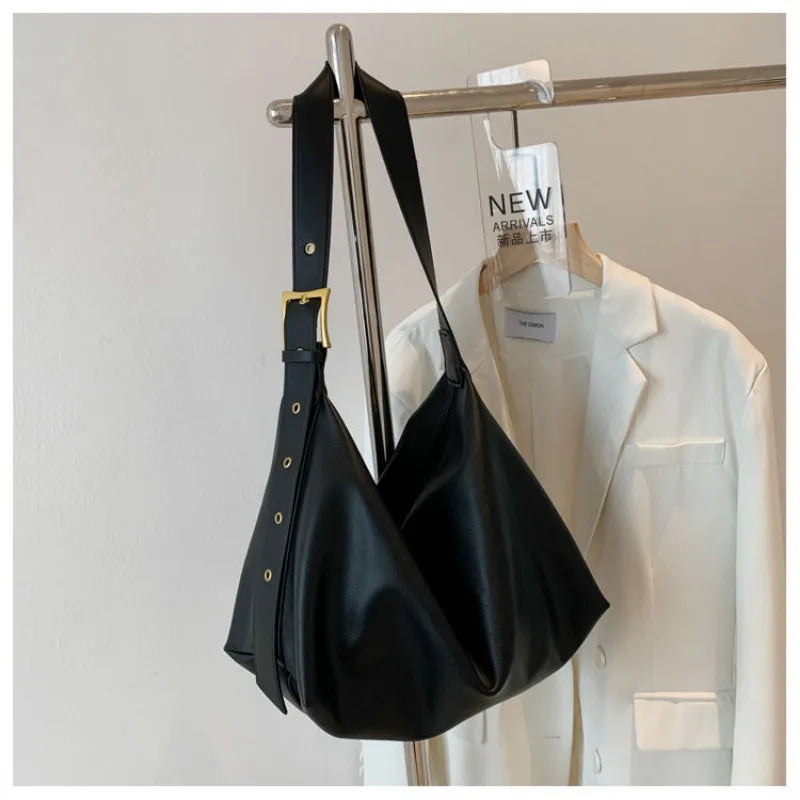 Kylethomasw Zipper Ladies Bags Solid Color Retro Large Bags Ladies Casual Shoulder Bags Fashion Shopping Bags Luxury Designer Ladies Bags