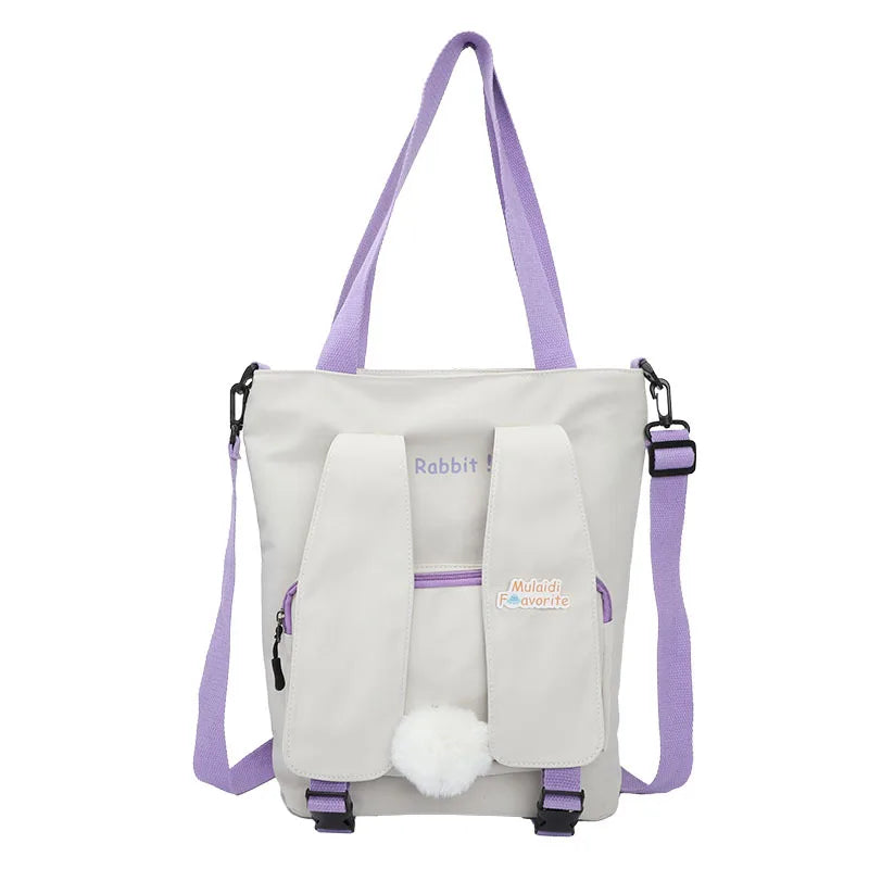 KYLETHOMASW  -  Lovely Japan Style Rabbit Ears Canvas Bag Students Shoulder Bags Messenger Bags bolso mujer