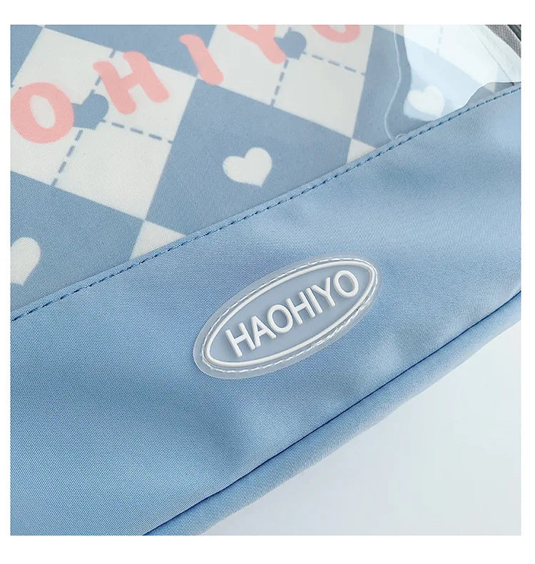 KYLETHOMASW  -  New Trendy Ita Backpacks Teenage Girls Transparent Canvas School Bag High-capacity Print Clear Rucksack  Bolsa Mujer 2025