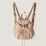 KYLETHOMASW  -  Korean Fashion Nylon Backpacks for Women 2025 New Pockets Casual School Bag Solid Simple High-capacity Portability Rucksack