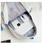 KYLETHOMASW  -  New Trendy Ita Backpacks Teenage Girls Transparent Canvas School Bag High-capacity Print Clear Rucksack  Bolsa Mujer 2025