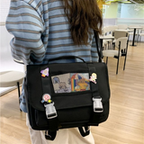 Japanese Fashion Ladies Backpack Double Waterproof Kawaii Women School Bags for Teenager Girls Shoulder Backpacks Cute Bagpack
