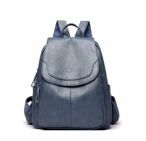 White Women Backpack Female Leather Backpacks Ladies Sac A Dos School Bags for Girls Large Capacity Travel Back Pack Rucksacks