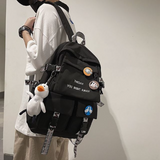 EST New Fashion Women Backpack Laptop Mochila Duck Print School Bag Teenager Girl Bookbag Rucksack Femal Leisure Travel Bagpack