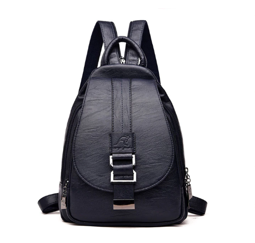 Women Leather Backpacks Vintage Female Shoulder Bag Sac A Dos Travel Ladies Bagpack Mochilas School Bags Girls Preppy Bookbag