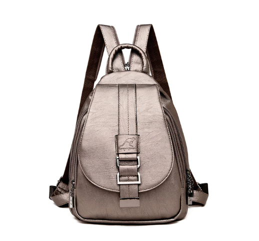 Women Leather Backpacks Vintage Female Shoulder Bag Sac A Dos Travel Ladies Bagpack Mochilas School Bags Girls Preppy Bookbag