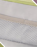Large capacity canvas pencil case Three-layer solid color pencil bag School supplies storage bag Student stationery bag pen case