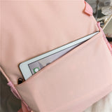 Kylethomasw  Waterproof Oxford Women Backpack Fashion Unisex Net Pocket School Bags For Teenage Bagpack Large Capacity Travel Backpack