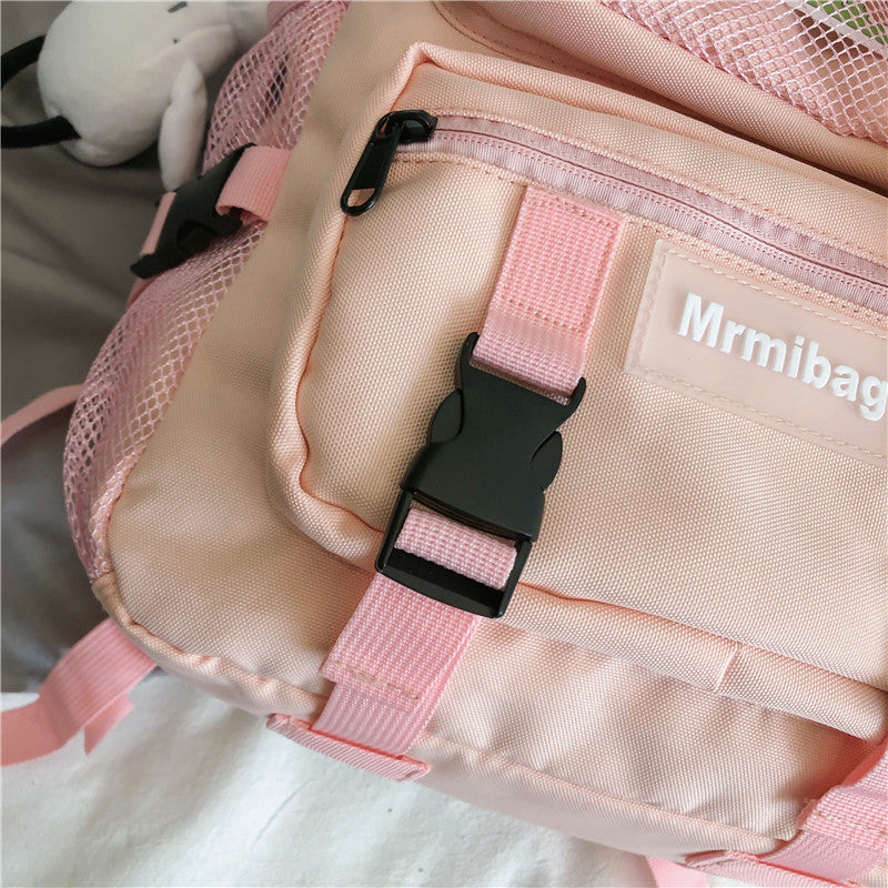 Kylethomasw  Waterproof Oxford Women Backpack Fashion Unisex Net Pocket School Bags For Teenage Bagpack Large Capacity Travel Backpack