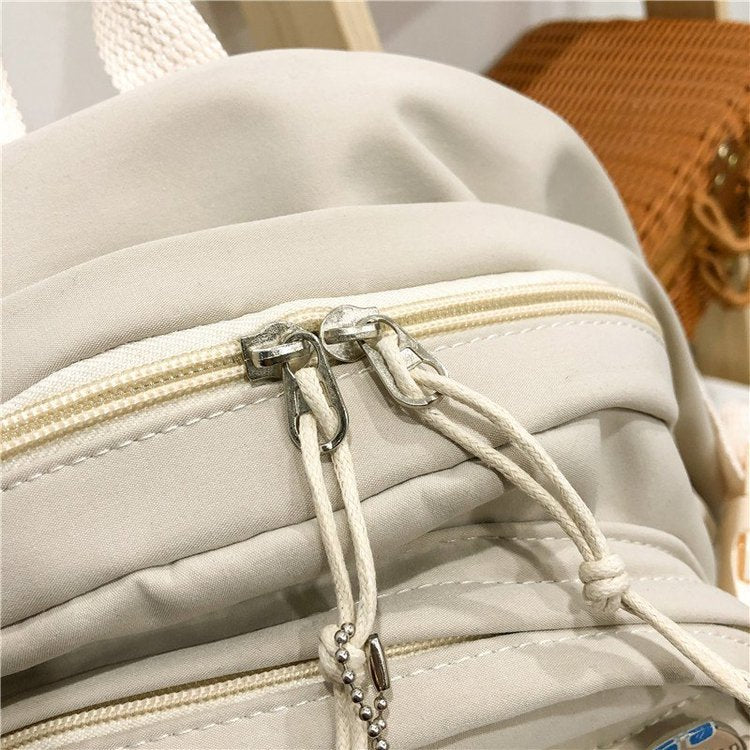 Kylethomasw Japanese Fashion Backpack Women School Bags For Teenage Girls Multipockets Mesh Nylon Backpacks Mochila Feminina Bag Bolsa Mujer