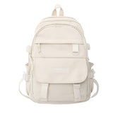 EST New Large Shoulders Girls Student Book Kawaii School Bag Female Casual Travel Bagpack Women Solid Color Mochila Bag Fashion