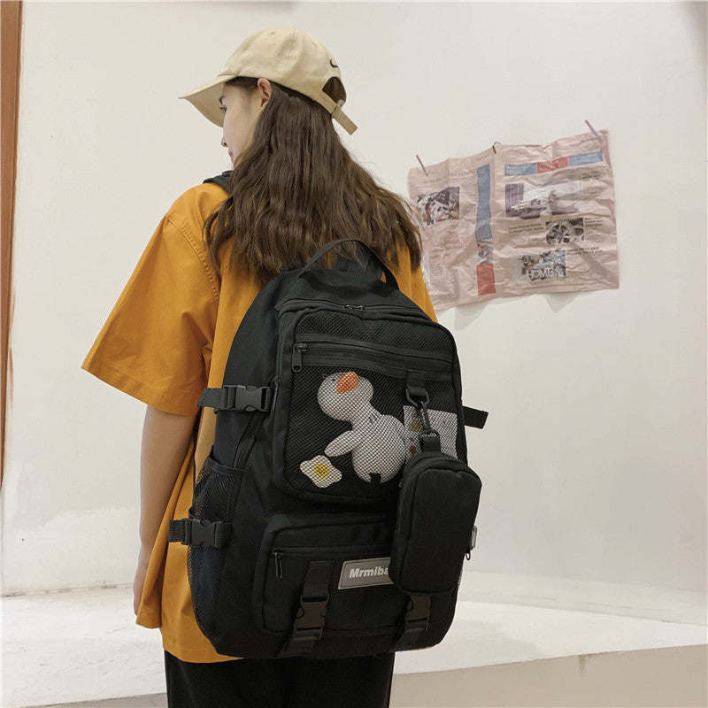 Kylethomasw  Waterproof Oxford Women Backpack Fashion Unisex Net Pocket School Bags For Teenage Bagpack Large Capacity Travel Backpack