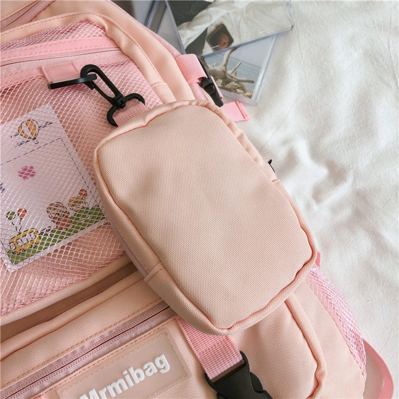 Kylethomasw  Waterproof Oxford Women Backpack Fashion Unisex Net Pocket School Bags For Teenage Bagpack Large Capacity Travel Backpack