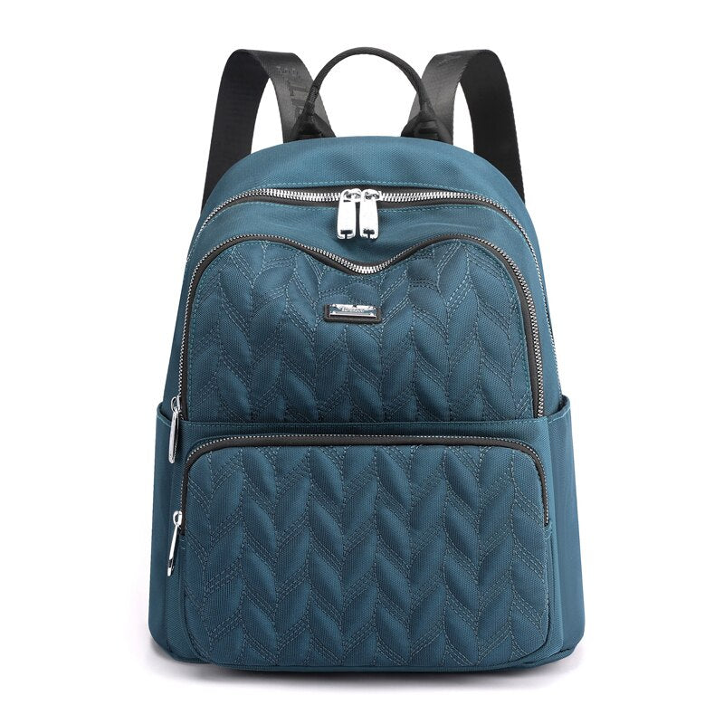 Women Backpack Oxford Anti-Theft Travel Shoulder Bag Korean Fashion Schoolbag Large Capacity Oxford Women's Bookbag