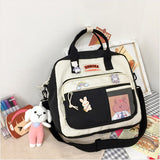 Kylethomasw 3 In 1 Fashion Lady Backpack High Quality Nylon Shoulder Bags for Women School Teenager Girls Travel Backpacks Cute Mochila