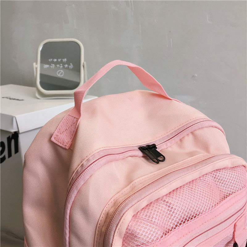 Kylethomasw  Waterproof Oxford Women Backpack Fashion Unisex Net Pocket School Bags For Teenage Bagpack Large Capacity Travel Backpack
