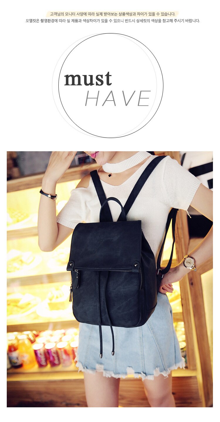 Tilorraine 2022 College women backpack leather soft travel bag fashion ladies backpacks shoulder bag  student school bag