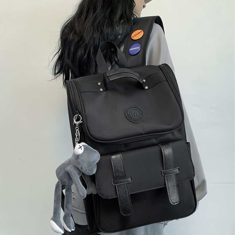 Kylethomasw New Fashion Women Backpack Students School Backpacks Female Travel Bag School Bags for Teenager Girls Rucksack Bookbag Mochilas