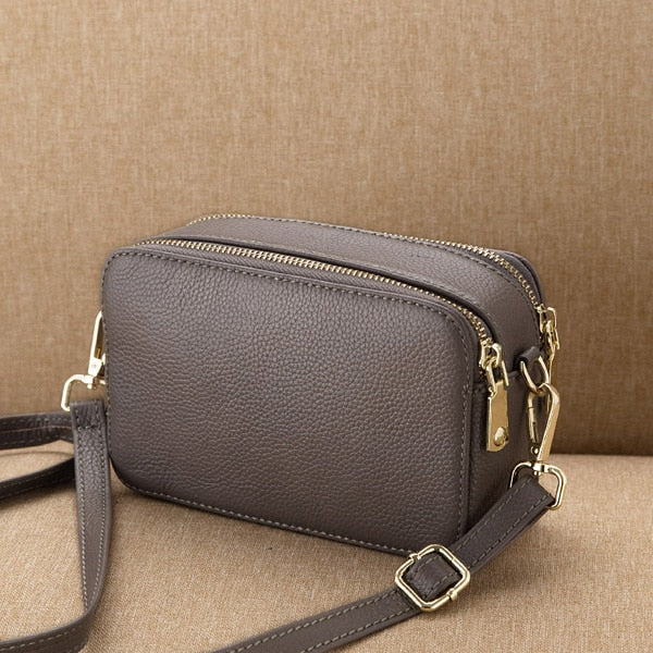 Kylethomasw Genuine Leather Small Ladies Crossbody Bags Female Casual Shoulder Messenger Bags For Women Luxury Handbag Fashion Purse Bag