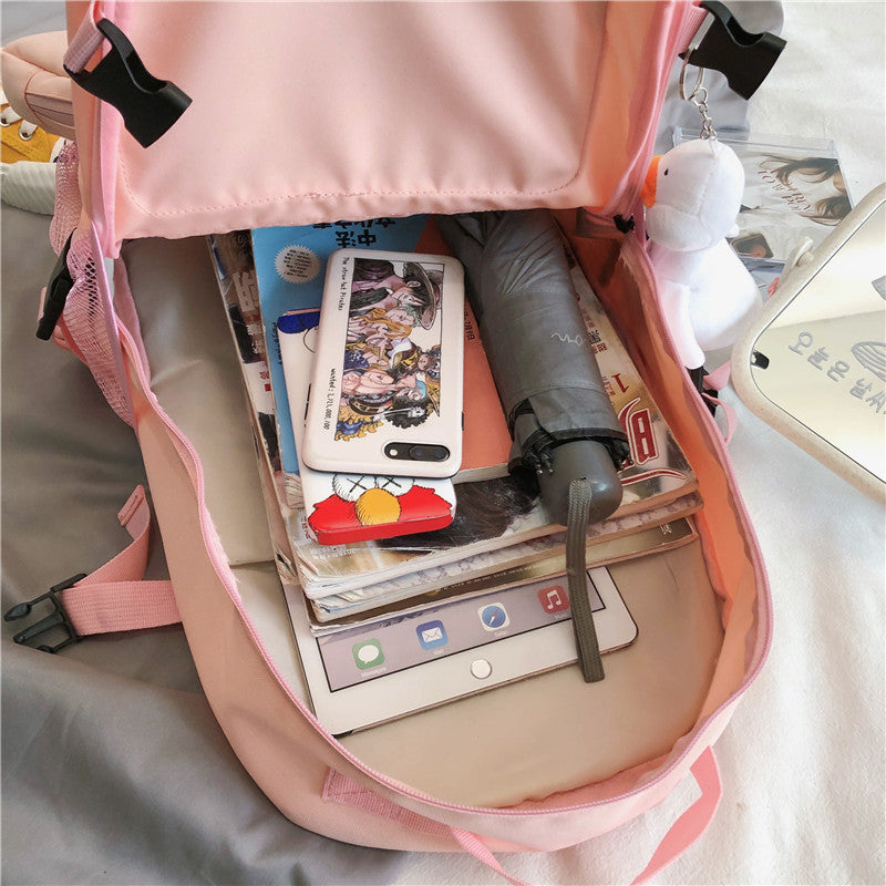 Kylethomasw  Waterproof Oxford Women Backpack Fashion Unisex Net Pocket School Bags For Teenage Bagpack Large Capacity Travel Backpack