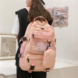 Kylethomasw  Waterproof Oxford Women Backpack Fashion Unisex Net Pocket School Bags For Teenage Bagpack Large Capacity Travel Backpack