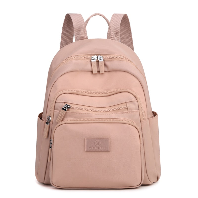 Fashion Casual Daypack Summer Small Backpack Women Nylon Fabric Mini One-shoulder Backpack Bag Back Pack for Women Teenager Girl