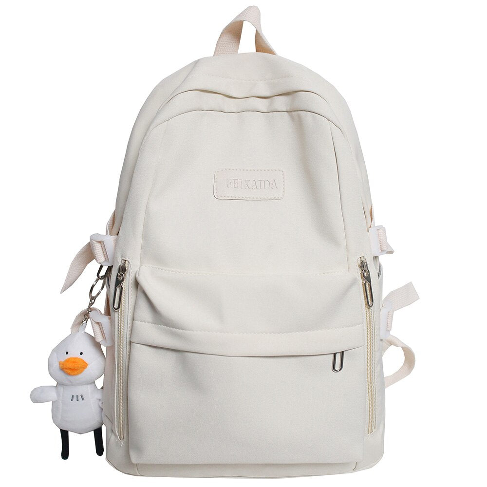 Lady Waterproof Laptop College Bag Trendy Cute Backpack Women Cool School Bag Female Kawaii Fashion Girl Travel Student Backpack