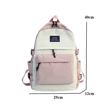 Kylethomasw Large Capacity Women Backpack Fashion Schoolbag Backpacks for Teenager Girls Female High School College Student Book Bags Female