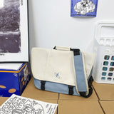 Panelled Women Bags 2022 Japanese Cute Girls Crossbody Bag Large Capacity Student Shoulder Bag Luxury Ladies Men Book Bags New