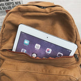 Kylethomasw Soft Canvas Woman School Backpack Man College Student Travel Rucksack A4 Book Schoolbag For Teenage Girl Boy New Mochila
