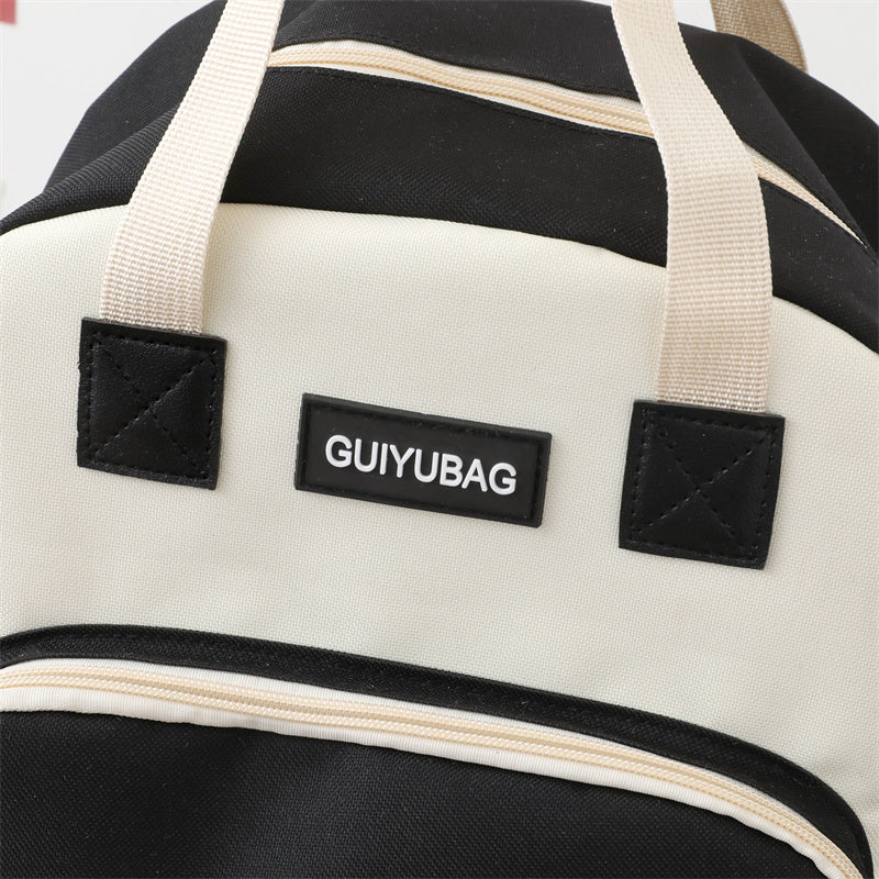 Kylethomasw 4 Pcs Women's Backpack Cartoon Print Cute Student School Bag For Teenage Girls Boys Waterproof Travel Rucksack Mochila 2022 New