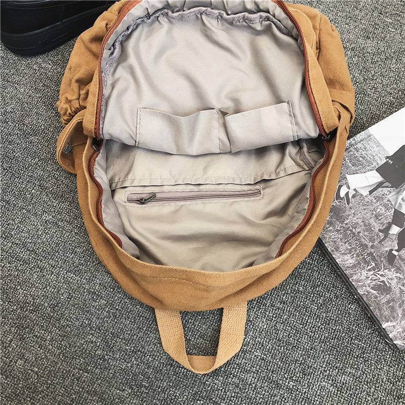 Kylethomasw Soft Canvas Woman School Backpack Man College Student Travel Rucksack A4 Book Schoolbag For Teenage Girl Boy New Mochila