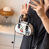 Small PU Leather Handbags For Women 2022 Designer Luxury Shoulder Crossbody Bags Female Short Handle Tote Purses