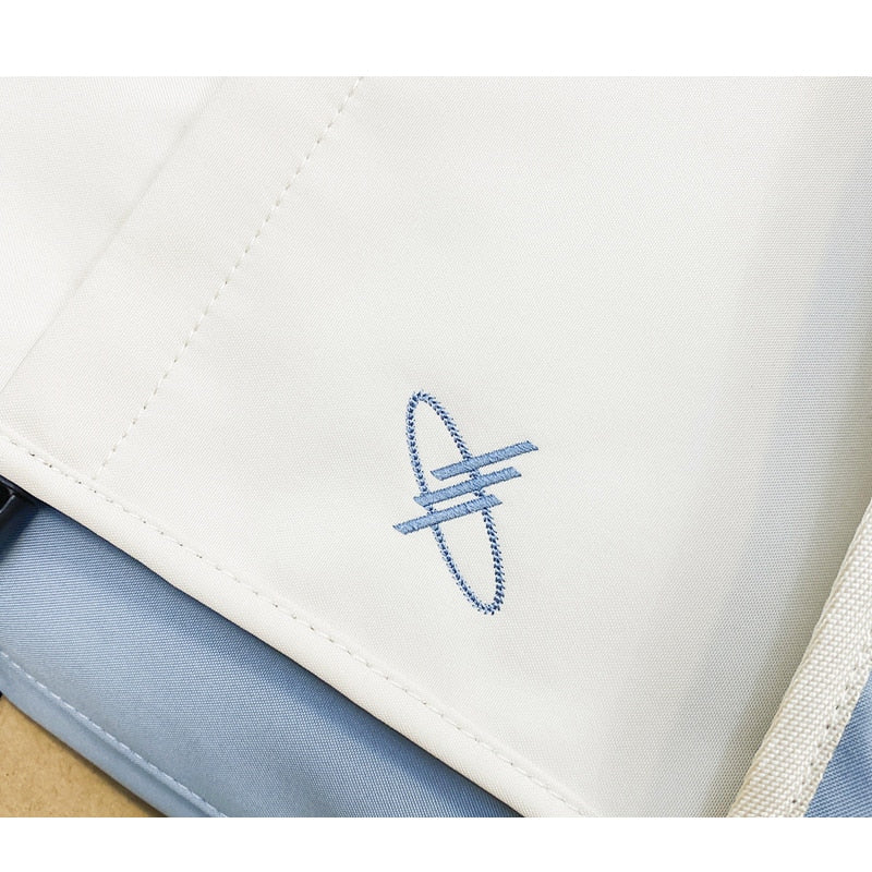 Panelled Women Bags 2022 Japanese Cute Girls Crossbody Bag Large Capacity Student Shoulder Bag Luxury Ladies Men Book Bags New