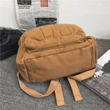 Kylethomasw Soft Canvas Woman School Backpack Man College Student Travel Rucksack A4 Book Schoolbag For Teenage Girl Boy New Mochila