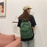 Kylethomasw Soft Canvas Woman School Backpack Man College Student Travel Rucksack A4 Book Schoolbag For Teenage Girl Boy New Mochila