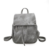 Tilorraine 2022 College women backpack leather soft travel bag fashion ladies backpacks shoulder bag  student school bag