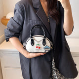 Small PU Leather Handbags For Women 2022 Designer Luxury Shoulder Crossbody Bags Female Short Handle Tote Purses