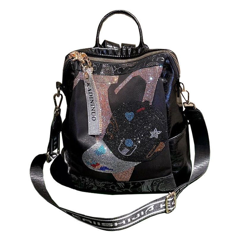 New Large Capacity Women Laptop Backpacks Leather Female School Bags Black Young Girl Bags High Quality Backpack for Ladies Bags