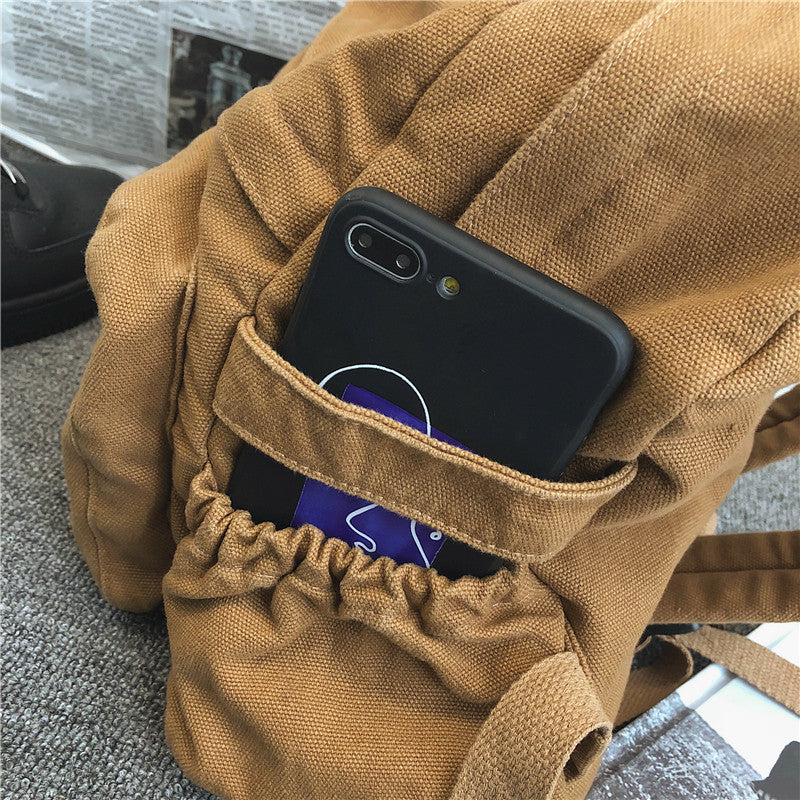 Kylethomasw Soft Canvas Woman School Backpack Man College Student Travel Rucksack A4 Book Schoolbag For Teenage Girl Boy New Mochila