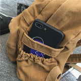 Kylethomasw Soft Canvas Woman School Backpack Man College Student Travel Rucksack A4 Book Schoolbag For Teenage Girl Boy New Mochila