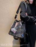 New Large Capacity Women Laptop Backpacks Leather Female School Bags Black Young Girl Bags High Quality Backpack for Ladies Bags