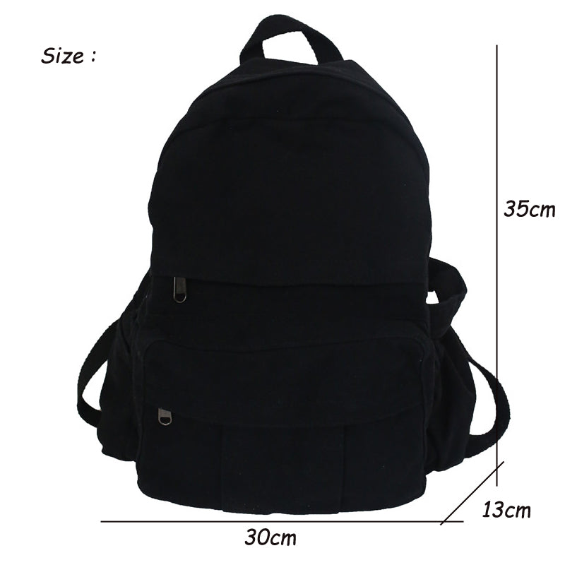 Kylethomasw Soft Canvas Woman School Backpack Man College Student Travel Rucksack A4 Book Schoolbag For Teenage Girl Boy New Mochila
