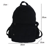 Kylethomasw Soft Canvas Woman School Backpack Man College Student Travel Rucksack A4 Book Schoolbag For Teenage Girl Boy New Mochila