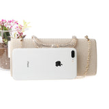 2022 New Trend Long Rhinestone Handbag Fashion Flash Banquet Purse Evening Bag Small Square Bag Z357