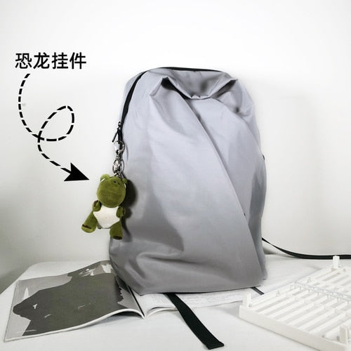 Kylethomasw Fashion irregular men's backpack Simple Unisex Student school bag Women large capacity travel backpack Laptop Bags mochilas NEW
